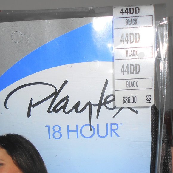 Playtex 18HR Black Bra NEW - Picture 5 of 5